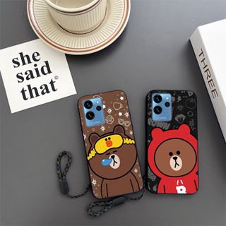 เคสโทรศัพท์มือถือ กันกระแทก ลายการ์ตูนหมีบราวน์ สําหรับ Oukitel C32