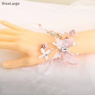 [RiseLarge] ใหม่ สร้อยข้อมือ สายรัดข้อมือ ลายดอกไม้ สําหรับเพื่อนเจ้าสาว งานพรอม งานแต่งงาน