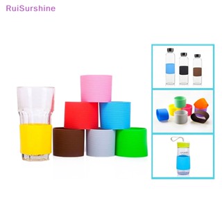 Ruisurshine ใหม่ ปลอกซิลิโคน กันลื่น สําหรับหุ้มแก้วกาแฟ เซรามิค