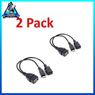 [Ready] 2pcs USB Port Terminal Adapter OTG Cable Usb Converter [F/11]