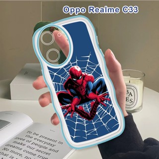 เคสโทรศัพท์มือถือ แบบนิ่ม ลายการ์ตูนมาร์เวล กันกระแทก ป้องกันกล้อง สําหรับ Realme 9 Pro+ Plus 5G 9i 9 Pro C30 C31 C33 C55
