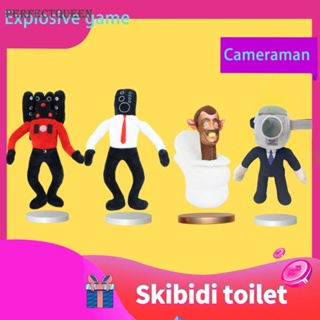 ตุ๊กตาฟิกเกอร์ Skibidi Toilet Man Horror Quest Adventure Game ของเล่นสําหรับเด็ก และผู้ใหญ่