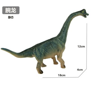 ของเล่นเด็ก โมเดลไดโนเสาร์จําลอง ตุ๊กตาสัตว์ Tyrannosaurus Brachiosaurus Stegosaurus Triceratops Bul