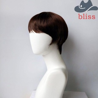 BLISS วิกผมสั้น ทนความร้อน ลายการ์ตูนอนิเมะ สําหรับผู้ชาย และผู้หญิง