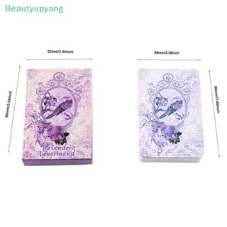 [Beautyupyang] การ์ดเกมกระดาน Lavender Lenormand Oracle สําหรับครอบครัว