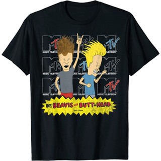 Mtv Beavis And Butthead Rock Out Logos T-Shirt