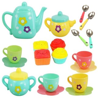  22 piece set of childrens afternoon tea pots, cups, tea sets, role-playing props for children