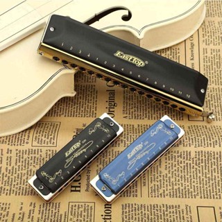  EASTTOP harmonica 10 hole blues T008K black C tone accurate for adult Eastern 10 hole professional full scale harmonica