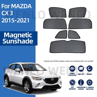 ม่านบังแดด แบบแม่เหล็ก สําหรับ Mazda CX-3 2015-2021