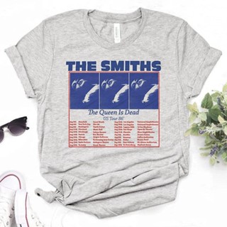 เสื้อยืด พิมพ์ลายการ์ตูน the Smiths Y2K ตลก สําหรับผู้หญิง