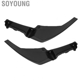 Soyoung Bumper Finisher  2pcs Front Black LR028550 Durable for Cars