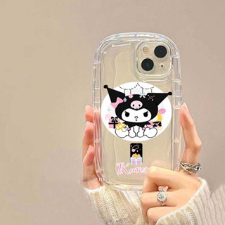 เคสโทรศัพท์มือถือ Tpu ใส ลายการ์ตูนคุโรมิ หัวใจ สีม่วง สําหรับ OPPO A93s A55 A17 A54 A93 A78 A57 2022 A17K A77 2022 A77s 4G A73 A74 A54 A55 A53S A56 5G A9X F11