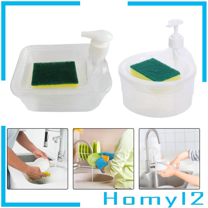[HOMYL2] เครื่องปั๊มสบู่เหลว อเนกประสงค์ สําหรับบ้าน คาเฟ่ ห้องครัว, น้ำยาซักผ้าในครัว ตู้กดน้ำยาอัตโนมัติ กล่องกดสบู่ กล่องน้ำยาล้างจาน แปรงล้างจาน