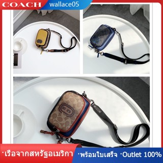 Pacer Convertible Double Pouch 89260 89261 89478 กระเป๋าสะพายข้างผู้ชาย COAC H กระเป๋ากล้องใบเล็ก