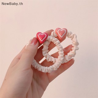 Newbaby ยางรัดผมหางม้า ขนาดเล็ก สีชมพู เรียบง่าย สําหรับผู้หญิง