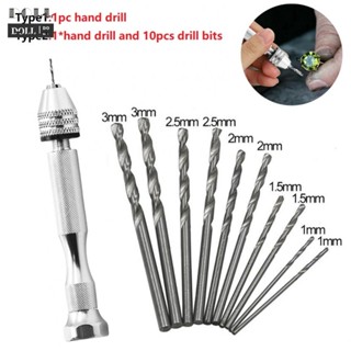 ⭐24H SHIPING ⭐Hand Drill 3.74 Inch Aluminum Alloy Drill Bit Drill Chuck Hand Pin Hole Drill