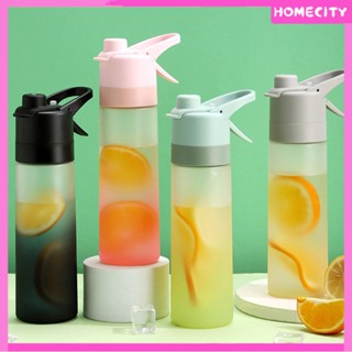 [พร้อม] ใหม่ Gradient Matte Water Cup High-value Spray Sports Water Cup Men and Women Spray Cup Gift Cup