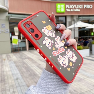 เคสโทรศัพท์มือถือ ซิลิโคนนิ่ม กันกระแทก ลายการ์ตูนกระต่ายน่ารัก สําหรับ Samsung galaxy S20 FE 4G S20 FE 5G