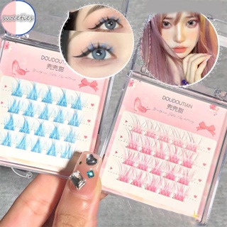 20 ชิ้น ผู้หญิง สีหวาน ขนตาปลอม คลัสเตอร์ ผู้เริ่มต้น เครื่องมือต่อขนตา