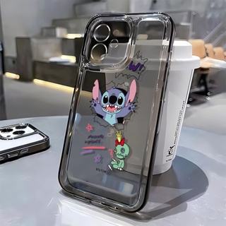 เคสโทรศัพท์มือถือ แบบนิ่ม ลายกราฟฟิตี้ Stitch สําหรับ Apple Iphone 13 14promax 11 12 7 8P