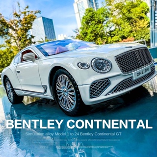 โมเดลรถยนต์จําลอง Bentley European GT 1 ถึง 24 หรูหรา ของเล่นสําหรับเด็ก