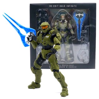 Halo 4 Master Chief Green Spartan 7/18cm Action Figure Model Display Toy Gift