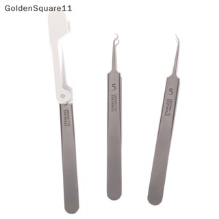 Goldensquare แหนบไฟ Led กําจัดสิวเสี้ยน สิวหัวดํา สิวหัวดํา