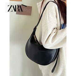 Zara Niche กระเป๋าสะพายไหล่ ทรงเมสเซนเจอร์ ขนาดเล็ก เข้ากับทุกการแต่งกาย สีดํา แฟชั่นสําหรับสตรี