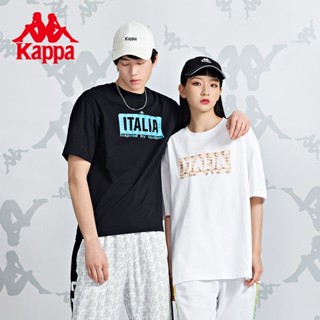 K Kappa ใหม่ เสื้อยืดลําลอง แขนสั้น คอกลม พิมพ์ลาย เหมาะกับการเล่นกีฬา แฟชั่นฤดูร้อน สําหรับผู้ชาย ผู้หญิง K0CX2TD33D