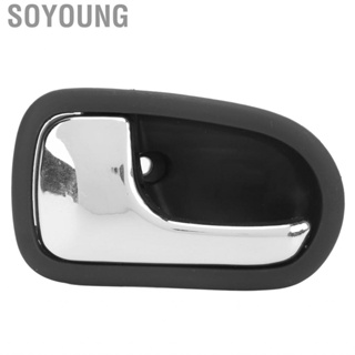 Soyoung Front Left Door Handle  Long Durability Car Interior ABS Comfortable Direct Replacement for Automotive