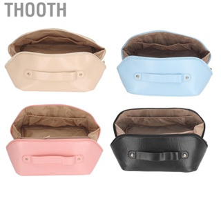Thooth Travel Makeup Bag Large Opening Capacity Cosmetic Portable Toiletry Skincare