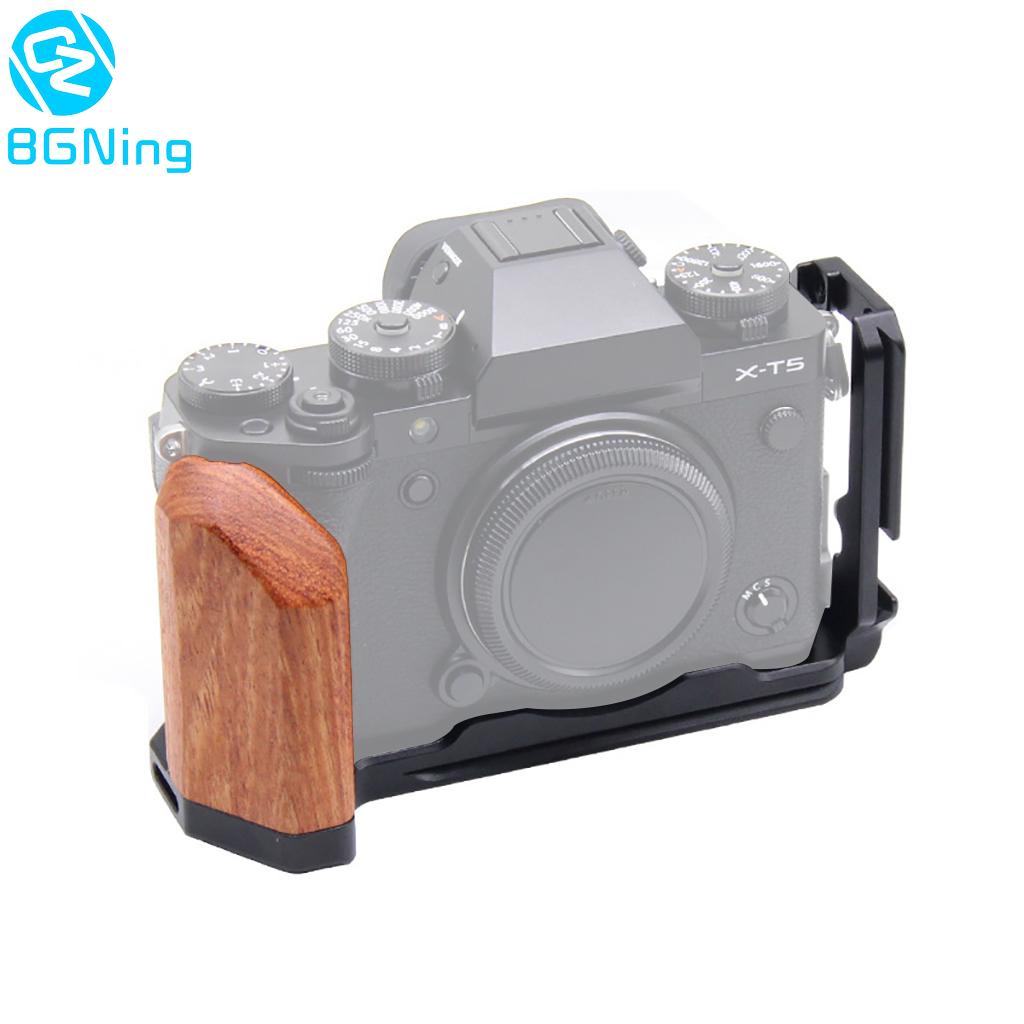 Bgning เคสป้องกันกล้อง รูปตัว L DIY สําหรับ Fujifilm XT5 Vlog Fuji X-T5