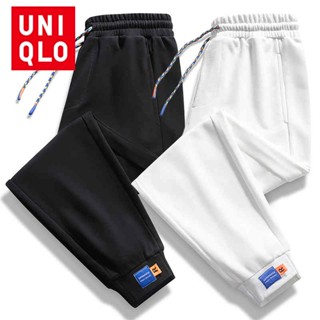 UNIQLO กางเกงขายาวลําลอง ทรงหลวม พลัสไซซ์ แฟชั่นฤดูร้อน สําหรับผู้ชาย เหมาะกับการวิ่งจ๊อกกิ้ง ไซซ์ M-6XL 45-115 กก.