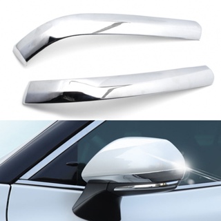 ⚡NEW 8⚡Mirror Sticker Silver 1pc ABS Plastic Automotives Decor Molding Brand New