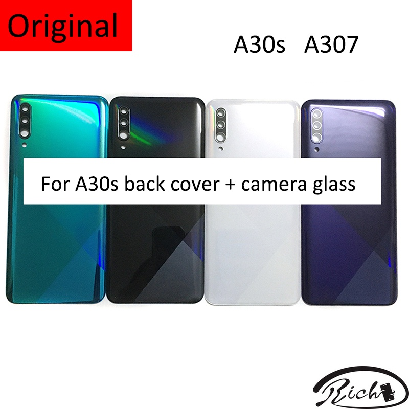 เคสแบตเตอรี่ด้านหลัง และกรอบเลนส์กล้อง สําหรับ SAMSUNG Galaxy A30s A307 A307FN A307G A307GN