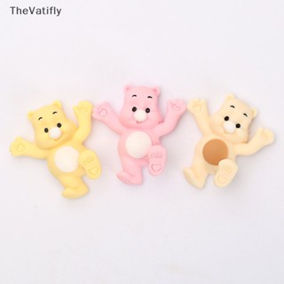 [TheVatifly] เครื่องประดับเรซิ่น ลายการ์ตูนหมี ลิฟท์เท้า DIY สําหรับตกแต่งผม แก้วน้ํา [Preferred]