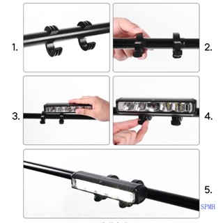 ไฟหน้าจักรยาน 5 โหมด สว่างมาก ชาร์จ USB ติดตั้งง่าย สําหรับ Cyclin