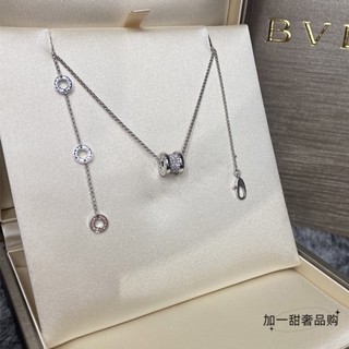 [พร้อมส่ง] Bvlgari/b. Zero1 Series สร้อยคอ จี้เพชร สีขาว สีทอง ขนาดเล็ก