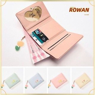 ROWANS กระเป๋าสตางค์ อเนกประสงค์ สามารถพับได้ สามารถพับได้ สามารถใส่บัตรได้ สําหรับนักเรียน