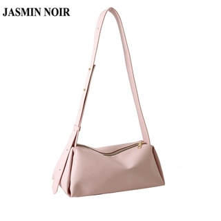 Jasmin NOIR กระเป๋าสะพายไหล่ กระเป๋าถือ หนัง PU ขนาดเล็ก เรียบง่าย สําหรับสตรี