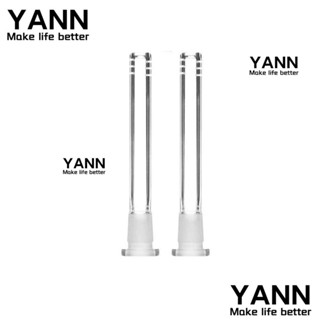 Yann1 อะแดปเตอร์หลอดทดลองวิทยาศาสตร์ แบบใส 4 นิ้ว 18 มม. 14 มม. 2 ชิ้น