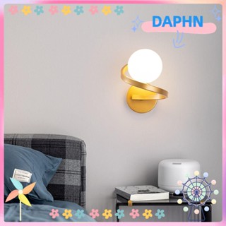 DAPHS โคมไฟติดผนัง LED สีดํา ทอง สําหรับทางเดิน ในร่ม