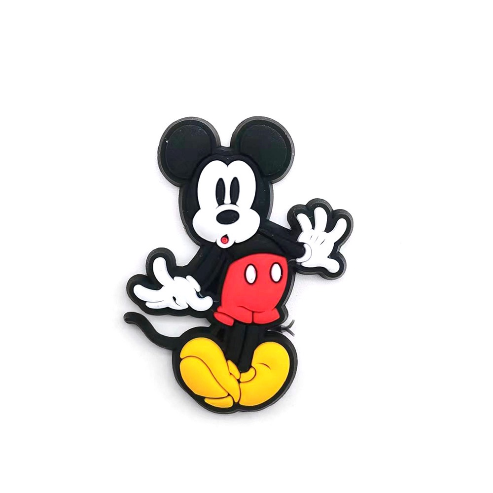 มิกกี้ตลก Jibbitz ชุดตัวติดรองเท้าเซต ตัวติดรองเท้ามีรู จิ๊บบิท Charms ตกแต่งน่ารัก