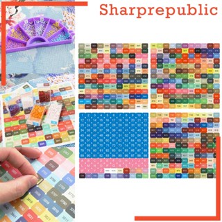 [Sharprepublic] สติกเกอร์ตัวเลข 4 ชิ้น สําหรับตกแต่งงานหัตถกรรม
