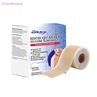 Standhappy แผ่นซิลิโคนใส มีกาวในตัว สําหรับผ่าตัด C-Section Keloid Burn Acne