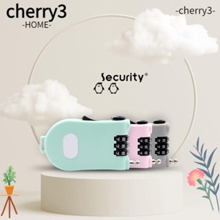 Cherry3 สายเคเบิ้ลล็อคกระเป๋าเดินทาง กันขโมย ขนาดเล็ก สําหรับจักรยาน