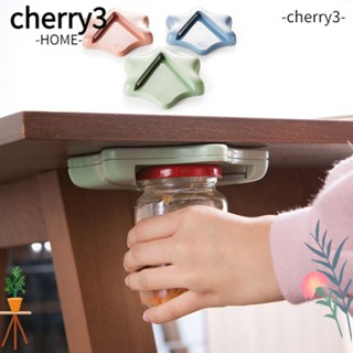 Cherry3 ที่เปิดขวดโหล ซิลิกาเจล ABS มีกาวในตัว อเนกประสงค์ สําหรับห้องครัว