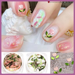 2023 ใหม่เล็บเครื่องประดับ Internet Celebrant ยอดนิยม Ultra-thin Tulip Petal Nail Art DIY เลื่อมขวด cod