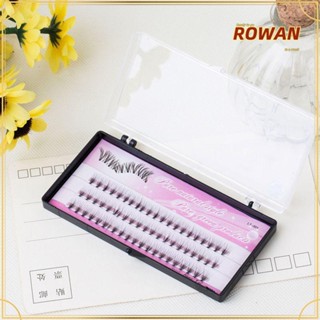 ROWANS ขนตาปลอม แบบยาว เป็นธรรมชาติ สําหรับต่อขนตา