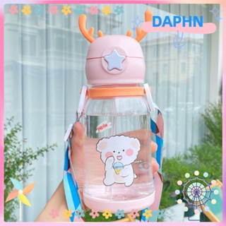 Daphs ขวดน้ํา ลายการ์ตูน ขนาด 600 มล. สําหรับเล่นกีฬา เดินทาง